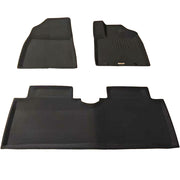 3D floor mats for BYD DOLPHIN XPE Textured look RHD Front and Rear 2023-2024