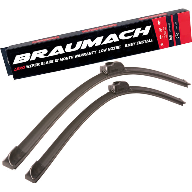 Braumach Front Wiper Blades Aero for Audi TT COUPE 1998-2003