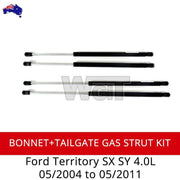 Territory Bonnet and Tailgate struts