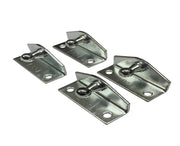 Brackets Right Angle Internal Ball for Gas Struts 10MM Silver Zinc (4PCS)