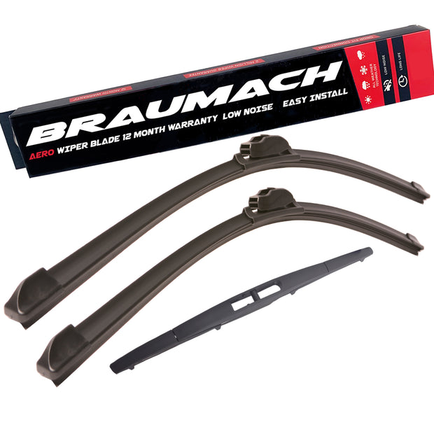 Front Rear Wiper Blades for Subaru Impreza GE GH GR GRF Hatchback 2.5 WRX  WRX STI AWD 2008-2016