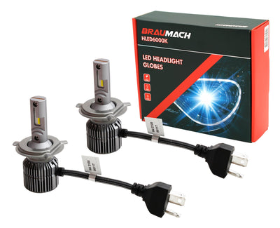 braumach-6000k-led-headlight-bulbs-globes-h4-for-renault-19-1-4-(b/c53p)-hatchback-1990-1993-2404