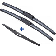 Wiper Blades Hybrid Aero For Mazda Mazda3 Hatch 2004-2008 FRT PAIR & REAR 3xBL