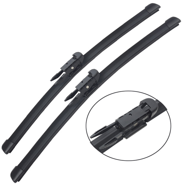 For Smart ForTwo 2008 on (451) -Aero Design Windscreen Wiper Blades (Left - Right)