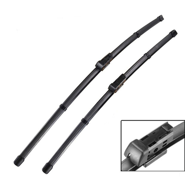 Wiper Blades Aero ForAudi A1 Hatch 2010-2017 FRONT PAIR & REAR 3 x BLADES