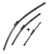 Wiper Blades Aero ForVolkswagen Scirocco Hatch 2008-2017 FRONT PAIR & REAR 3 xBL