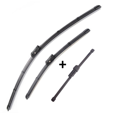 Wiper Blades Aero For SKODA FabiaPost Facelift HATCH 2013-2014 FRT PAIR&REAR 3xBL