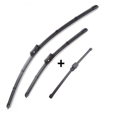 Wiper Blades Aero For SKODA Fabia Pre Facelift HATCH 2010-2013 FRT PAIR&REAR 3xBL