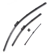 Wiper Blades Aero For Volvo V70 WAGON 2008-2012 FRONT PAIR & REAR 3 x BLADES