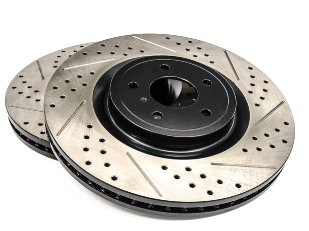 Front Drilled  Disc Brake Rotors for Holden Caprice WK Sedan 3.8 i V6 Supercharged 2003-2004