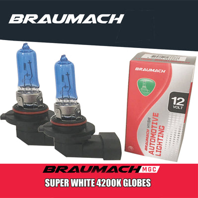 HB3 Super White Headlight Globes-Bulbs