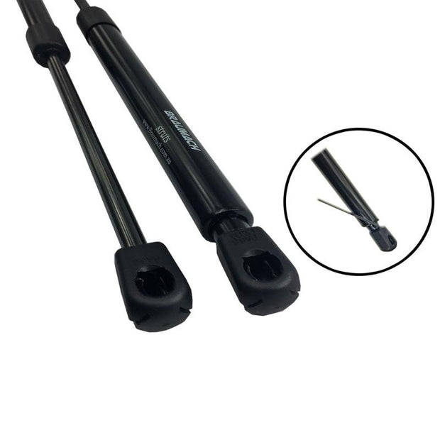 CANOPY GAS STRUTS FOR BRAHMA CANOPY - 375mm 100NF (2 x New) BRAUMACH Auto Parts & Accessories 