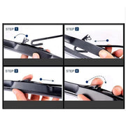 Fiat Scudo Wiper Blades Hybrid Aero For VAN 2008-2012 FRT PAIR 2 x BLADES BRAUMACH Auto Parts & Accessories 