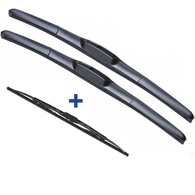 For Toyota Rukus Wiper Blades Hybrid Aero HATCH 2010-2015 For FRONT PAIR & REAR 3xBL BRAUMACH Auto Parts & Accessories 