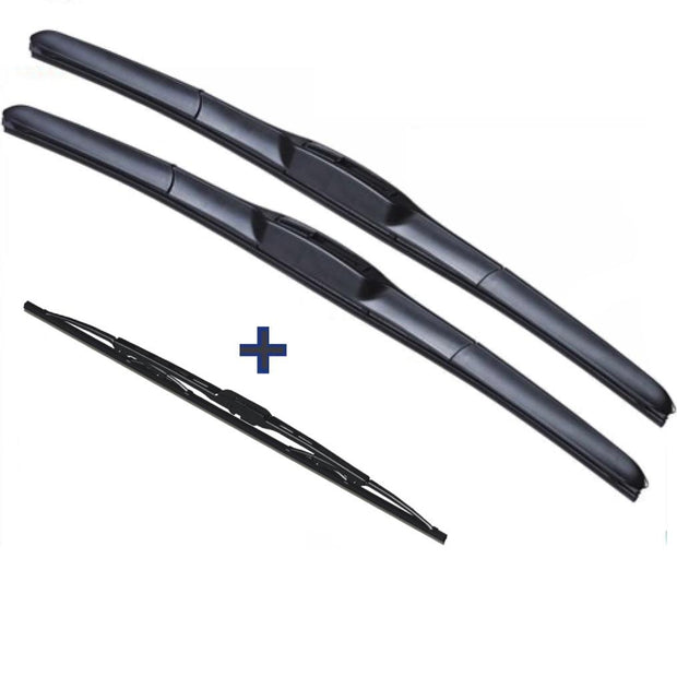 Ford EcoSport Wiper Blades Hybrid Aero For SUV 2013-2017 FRT PAIR & REAR 3xBL BRAUMACH Auto Parts & Accessories 