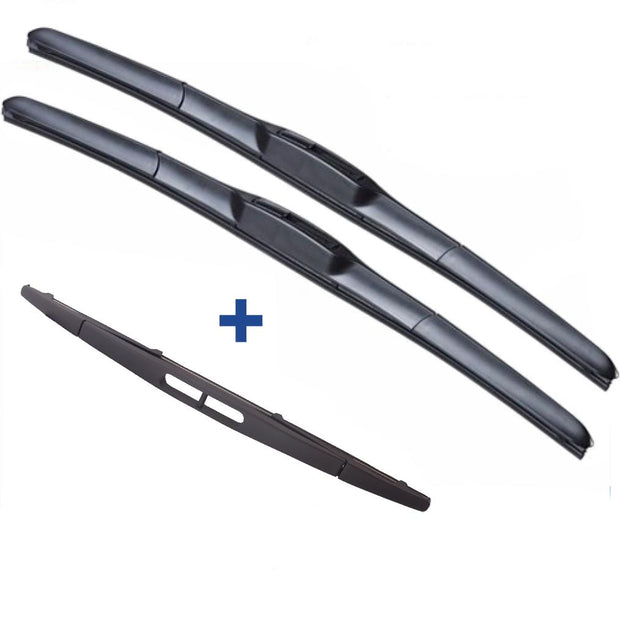 Ford Escape Wiper Blades Hybrid Aero For SUV 2001-2016 FRT PAIR & REAR 3 xBL BRAUMACH Auto Parts & Accessories 