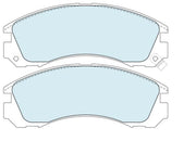 Front Brake Pads DB1223 for Mitsubishi - SEMI METALLIC PERFORMANCE- OEM QUALITY BRAUMACH Auto Parts & Accessories 