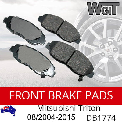 Front Brake Pads For MITSUBISHI Triton 2.4 2.5 MK ML MN Aug 2004 - 2015 DB1774 BRAUMACH Auto Parts & Accessories 