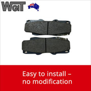 Front Brake Pads For TOYOTA HiLux 4WD 1994 - 2012 DB1739 KUN25 KUN26 BRAUMACH Auto Parts & Accessories 