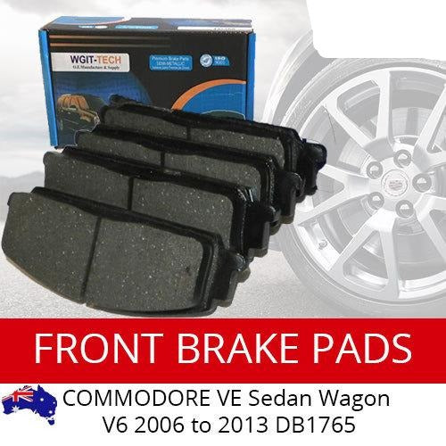 Front Disc Brake Pads For COMMODORE VE VF V6 2006 - 2013 DB1765 BRAUMACH Auto Parts & Accessories 