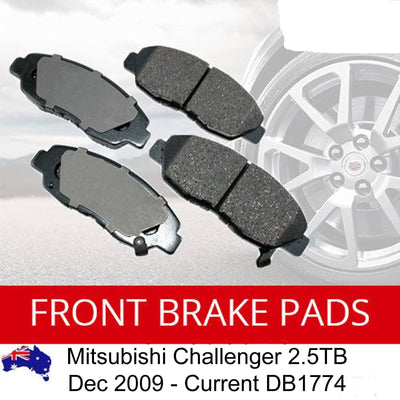 Front Disc Brake Pads For MITSUBISHI Challenger PB 2.5TD 4WD Dec 2005 - 2015 DB1774 BRAUMACH Auto Parts & Accessories 