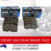 FRONT & REAR BRAKE PADS for TOYOTA FJ CRUISER 2007 - 2018 OEM QUALITY BRAUMACH Auto Parts & Accessories 