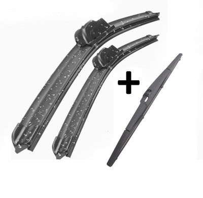 Kia Sorento Wiper Blades Aero For SUV 2003-2009 FRT PAIR & REAR 3 x BLADES BRAUMACH Auto Parts & Accessories 