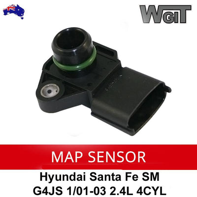 Map Sensor For HYUNDAI Santa Fe SM G4JS 1-2001-2003 2.4L 4CYL OEM QUALITY BRAUMACH Auto Parts & Accessories 