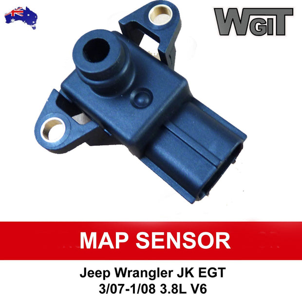Map Sensor to For JEEP Wrangler JK EGT 3-2007-1-2008 3.8L V6 BRAUMACH Auto Parts & Accessories 