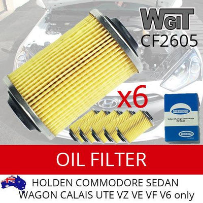 Oil Filter CF2605 for Holden Commodore Sedan Wagon Calais Ute VZ VE VF V6 Only BRAUMACH Auto Parts & Accessories 