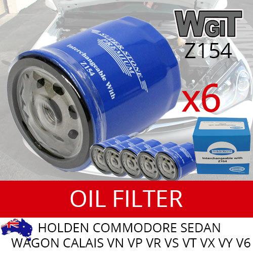 Oil Filter Z154 for Holden Commodore Sedan Wagon VN VP VR VS VT VX VY V6 BRAUMACH Auto Parts & Accessories 