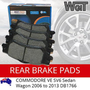 Rear Disc Brake Pads For COMMODORE VE SV6 Sedan Wagon 2006 to 2013 DB1766 BRAUMACH Auto Parts & Accessories 