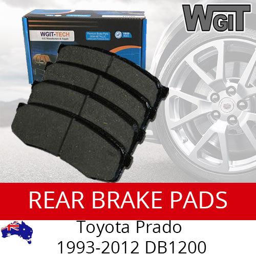 Rear Disc Brake Pads For TOYOTA Prado 1993-2012 DB1200 OEM Quality BRAUMACH Auto Parts & Accessories 