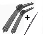 Renault Trafic Wiper Blades Aero For VAN 2004-2010 FRONT PAIR & REAR 3 x BLADES BRAUMACH Auto Parts & Accessories 