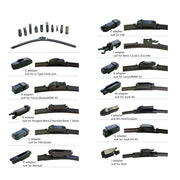 Wiper Blades Aero for Chevrolet Corvette 1YY Convertible 5.7 1990-1997