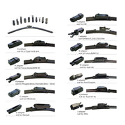 Scheibenwischerblätter vorne und hinten für MG MG ZS Limousine 180 2001–2005