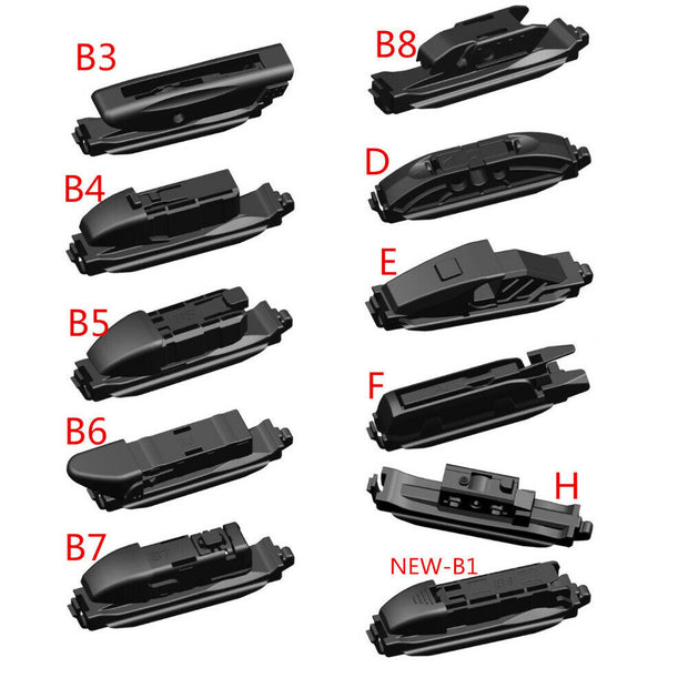 Front Rear Wiper Blades for Toyota Tarago ACR30 MPV 2.4 16V 2000-2006