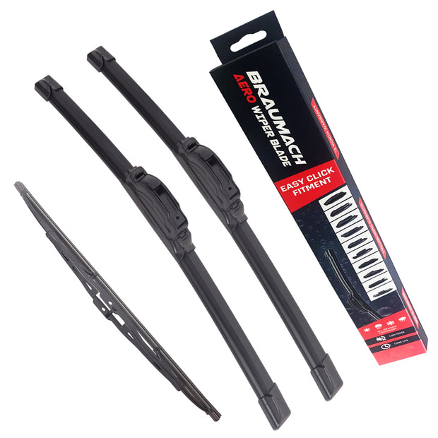 Front Rear Wiper Blades for Porsche Cayenne 9PA SUV S 4.5 2002-2007