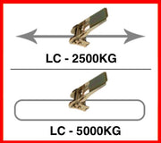 TIE DOWN RATCHET STRAPS 2.5T - SUPER HEAVY DUTY - 4x 50mm x 10M 5000KG Secure BRAUMACH Auto Parts & Accessories 