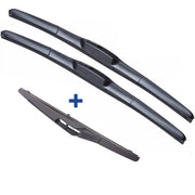 Wiper Blades Hybrid Aero For Renault Megane Hatch 2003-2006 FRONT PAIR&REAR 3xBL