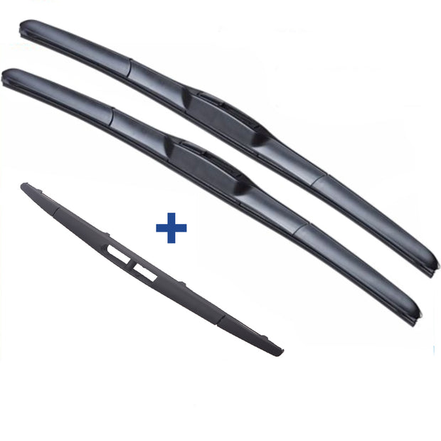 Wiper Blades Hybrid Aero For Mazda Mazda6 WAGON 2002-2007 FRT PAIR & REAR 3xBL