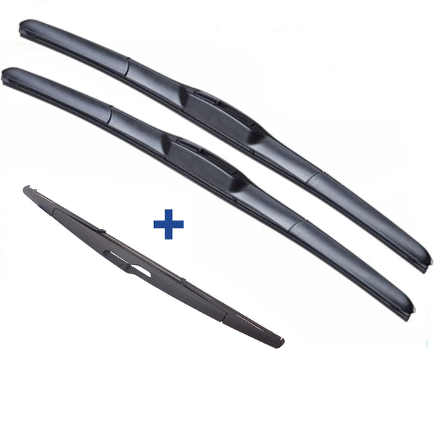 Wiper Blades Hybrid Aero For Rover 75 WAGON 1999-2005 FRONT PAIR &amp; REAR 3 xBL