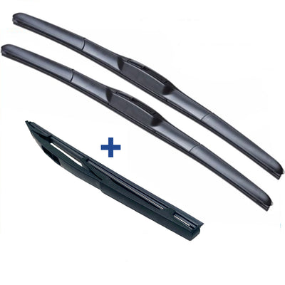 Wiper Blades Hybrid Aero For Holden Adventra WAGON 2003-2007 FRT PAIR & REAR 3xBL