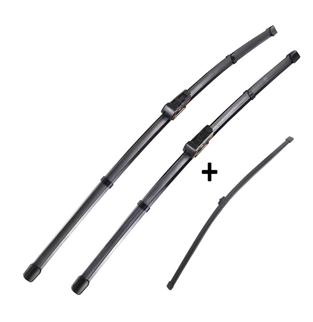 Braumach Front Rear Wiper Blades Aero for Audi A4 B8 Wagon 2008-2015