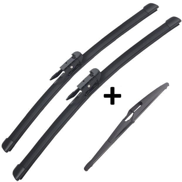 Wiper Blades Aero Mercedes B-Class (For W246) HATCH 2012-2016 FRONT PAIR & REAR