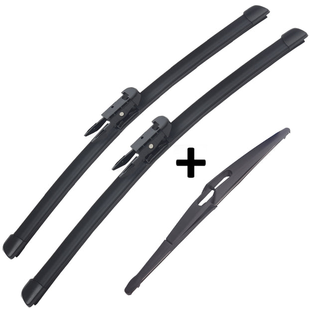 Wiper Blades Aero Mercedes GL-Class (For X164) SUV 2006-2012 FRONT PAIR & REAR