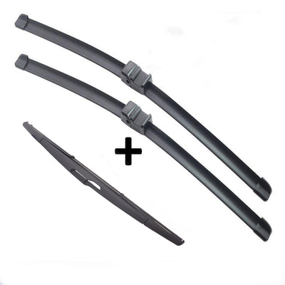 Braumach Front Rear Wiper Blades Aero for Citroen C4 Picasso WAGON 2006-2016