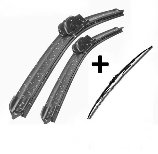 Wiper Blades Aero ForVolkswagen Golf MK1 Hatch 1976-1980 FRONT PAIR 3 x BLADES