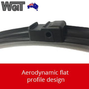 Windscreen Wiper Blades For for Peugeot 207 2007 on (A7) - Aero Design (PAIR) BRAUMACH Auto Parts & Accessories 