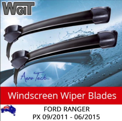 Windscreen Wiper Blades For FORD RANGER PX 09-2011 - 06-2015 series Aero Tech BRAUMACH Auto Parts & Accessories 